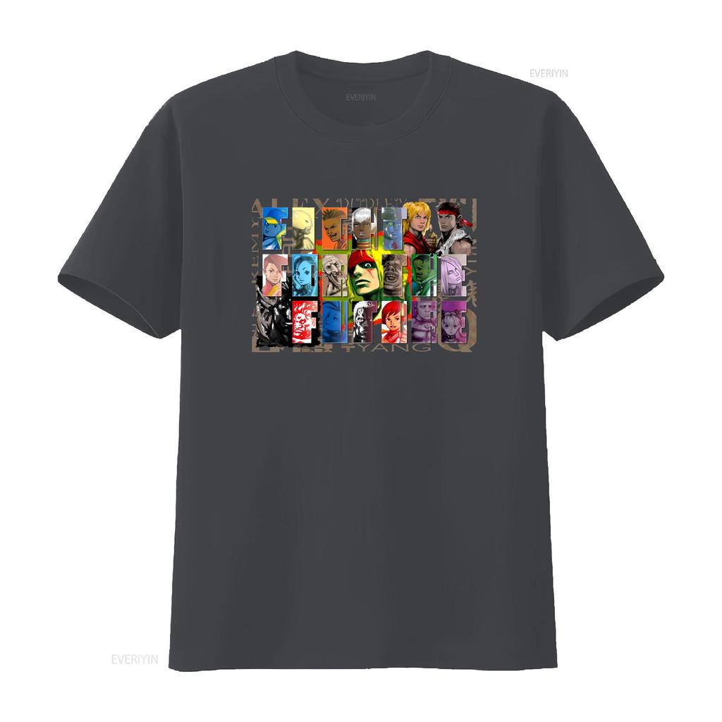 SF3 3rd Strike Cover Art Premium T shirt s for Him Her Arcade vintage Washed Top For Everyday Wear graphic fashion Comfortable