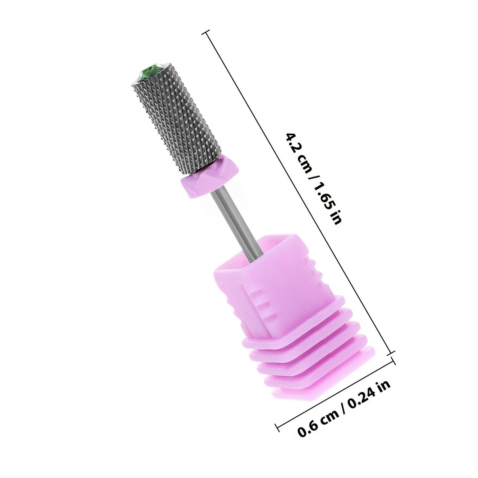 

Professional Reusable Nail Drill Bits for Acrylic Nails Cuticle Trimming Polishing Carving Manicure Pedicure Salon Spa Home Use фиолетовый