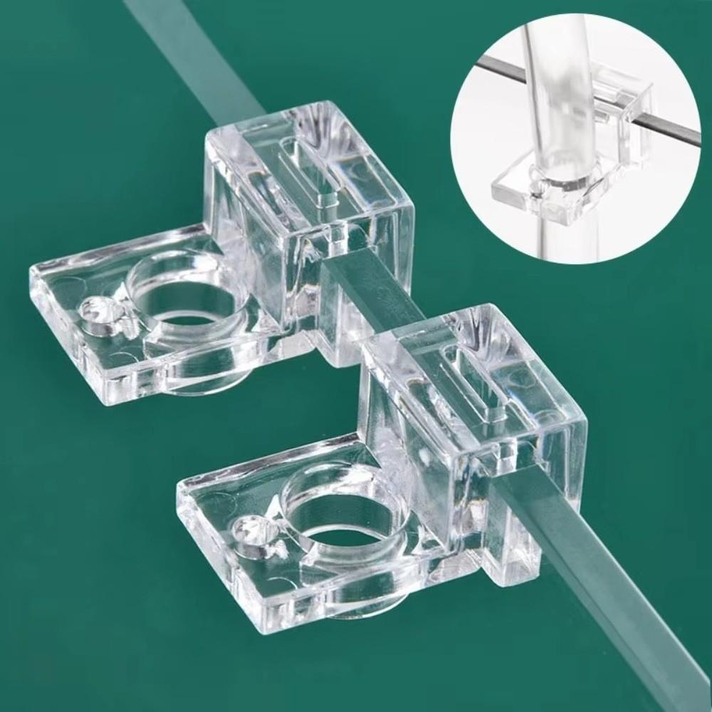 1PC Acrylic Aquarium Lid Cover Support Holder Transparent Fish Tank Acrylic Clips Holder Fish Tank