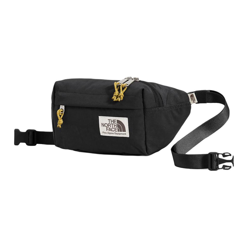 The North Face Berkeley 4L Lumbar Logo Patch Zipper Waist Bag Outdoor Women Waist Bag Black NF0A52VU-ASX