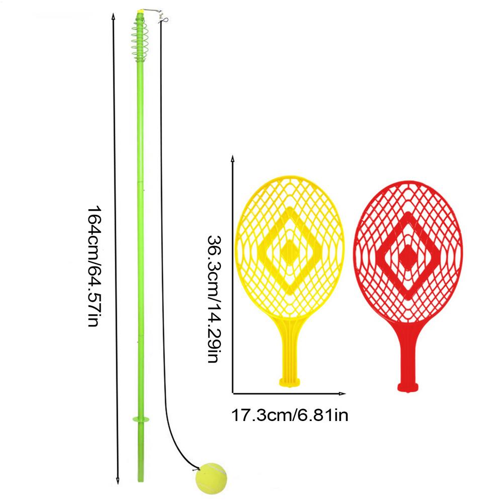 

Tennis Rebounder Portable Tennis Ball Trainer Leisure Sports & Games Equipment For Match Hitting Feedback Swing Drill Play