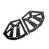 Shoes Cabinet Hinge Cold Rolled Steel 3-Layers Shoe Drawer Flip Rack Accessory Black
