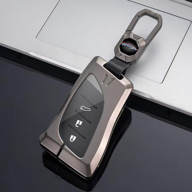 För Lexus NX ES UX US RC LX GX IS RX 200 250h 350h LS 450h 260h 300h UX200 Metallnyckelfodral Skydd Nyckelring