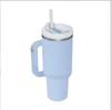 40oz Second Gen Insulated Stainless Steel Car Cup with Straw - Large Capacity Cold Preservation