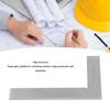 Machinist 200x130mm 90 Degree Right Angle High Accuracy Ergonomic Carbon Steel Engineer Ruler Woodworking