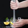 Cocktail Muddler Crushed Popsicle Stainless Steel Fruit Crusher Bar Tools