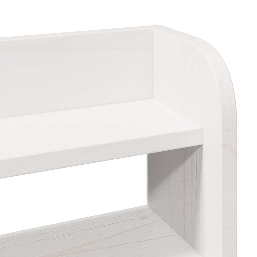 Solid Wood Bed without Mattress White 75 x 190 cm Pine Wood