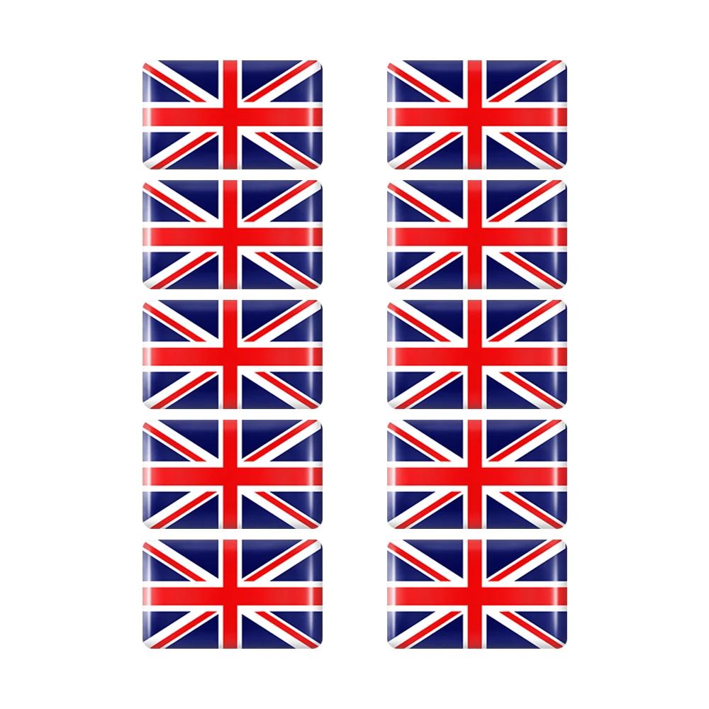 

10 шт. Эпоксидные наклейки с флагами Наклейка для украшения салона автомобиля для Объединенных Арабских Эмиратов Таиланда Нидерландов России Бразилии Италии Значок