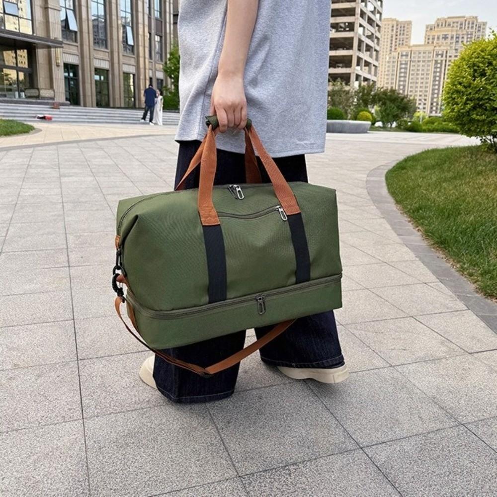 Waterproof Hand Luggage Handbag Multifunctional Pull-rod Boarding Bag Streetwear