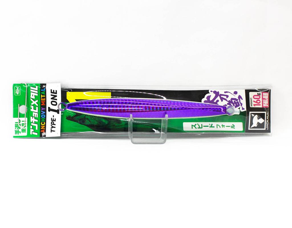 Jackall Metal Jig Anchovy Type 1 Standard 160 grams PP Glow (9893)
