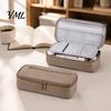 Organized Pen Storage Multi-compartment Pencil Case, Large Capacity Durable Stationery Organizer Functional Classroom Accessory Compact Wear-resistant