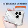 Huawei P80 Transparent Phone Case with Airbag Corners for P80 Pro/Ultra - Drop-Proof, TPU, Simple Ins Style
