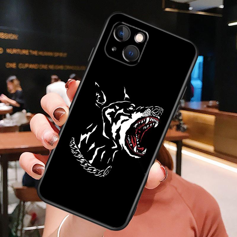 Dachshund Doberman Dog Phone Case For iPhone 16 Pro Max 15 14 12 11 13 Pro Max Plus 12 13 Mini XR 16e Funda Silione Cover