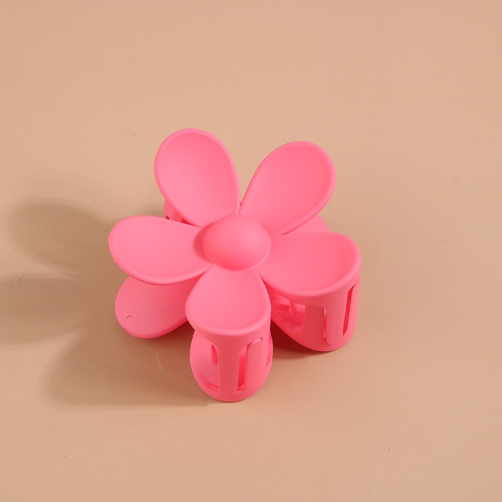 Korean Frosted Large Claw Clip - Elegant Shark Hair Accessory for Women's Updos