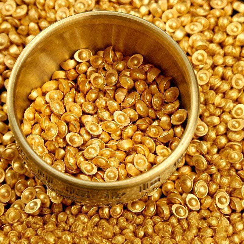 Mini Goldbarren Glücksbringer 100/200 Stück Reichtum anziehen Handarbeiten für DIY Schmuckherstellung Souvenir Geschenke