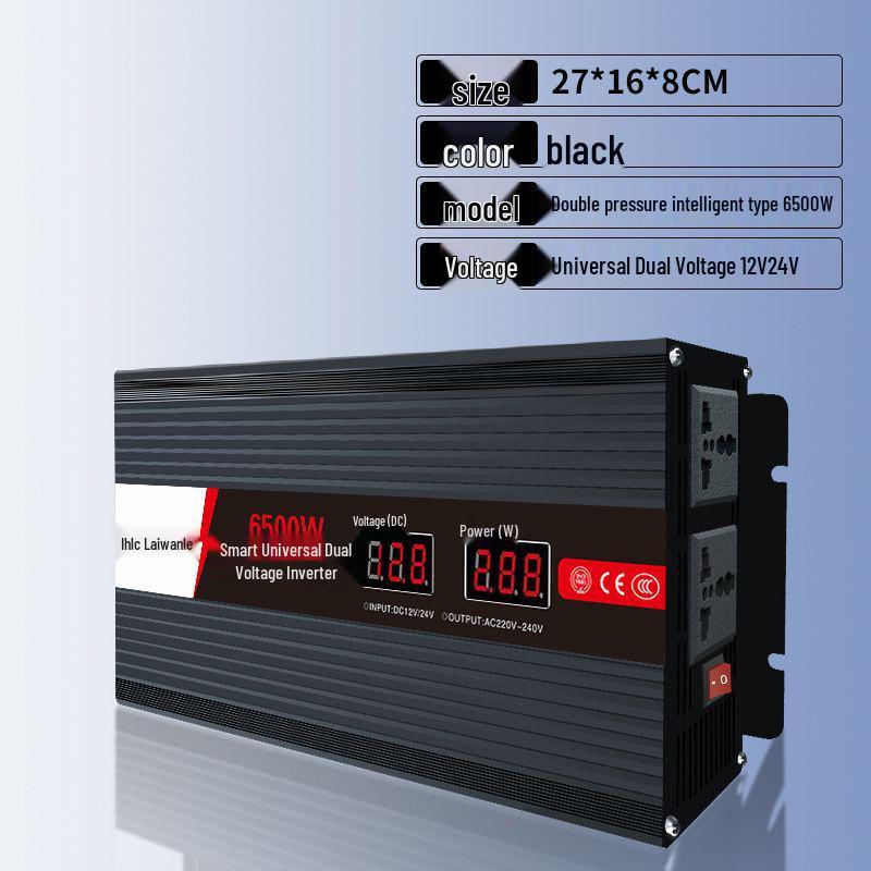 High-Power Pure Sine Wave Smart Inverter: 12V/24V/48V/60V To 220V for Car and Home Use