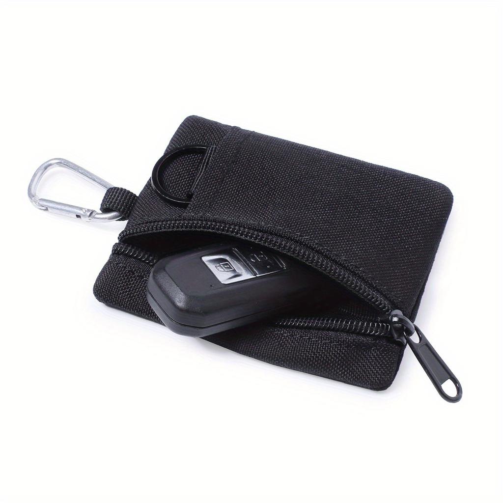 Outdoor Tactical Mini Coin Purse Key Bag Military Fan Outdoor Zipper Bag Sports Waist Bag Storage Accessory Bag One Pack