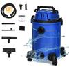 DREAMADE Vacuum cleaner wet and dry Portable 25L 1200W with Cover and 4 Brushes Cleaning, for Sofa Floor Carpet Car,Blue
