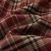 Demana Retro Plaid Elastic Waist Pleated Midi Skirt