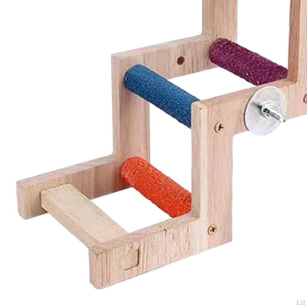 Vogel Klettern Brücke Papagei Leiter Barsch Miniatur Haustier für Kauen Ruhen Lovebirds