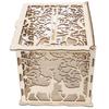 Grußkartenbox DIY Holz Paar Hirsch Hochzeitskartenetui Gästebuchbox Dekorationsbox