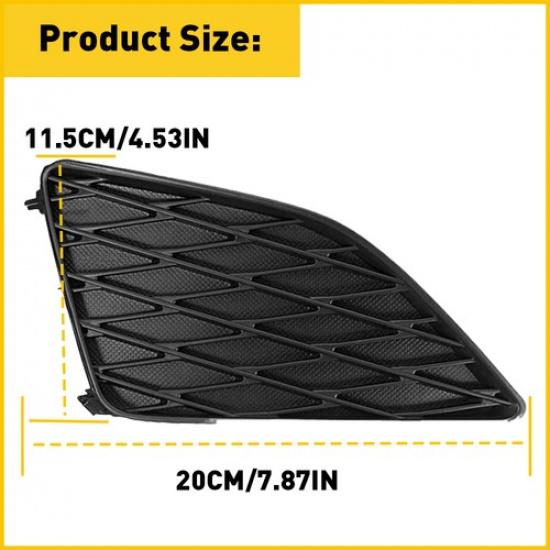 2X Front Bumper Fog Light Bezel Cover For 2009 2010 Toyota Corolla Sedan EKK