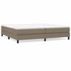 Vidaxl Bed Frame Without Mattress, Taupe, 200X200 Cm, Upholstered