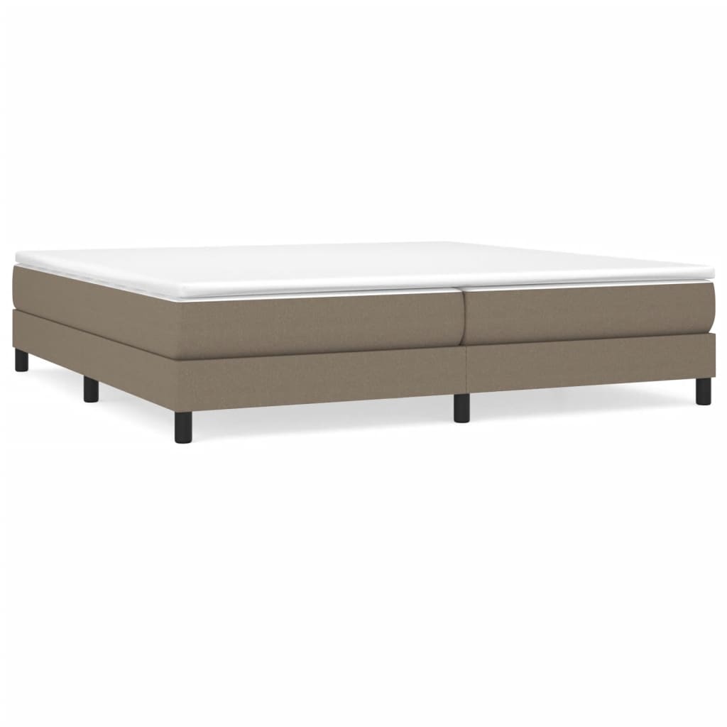 Vidaxl Bed Frame Without Mattress, Taupe, 200X200 Cm, Upholstered