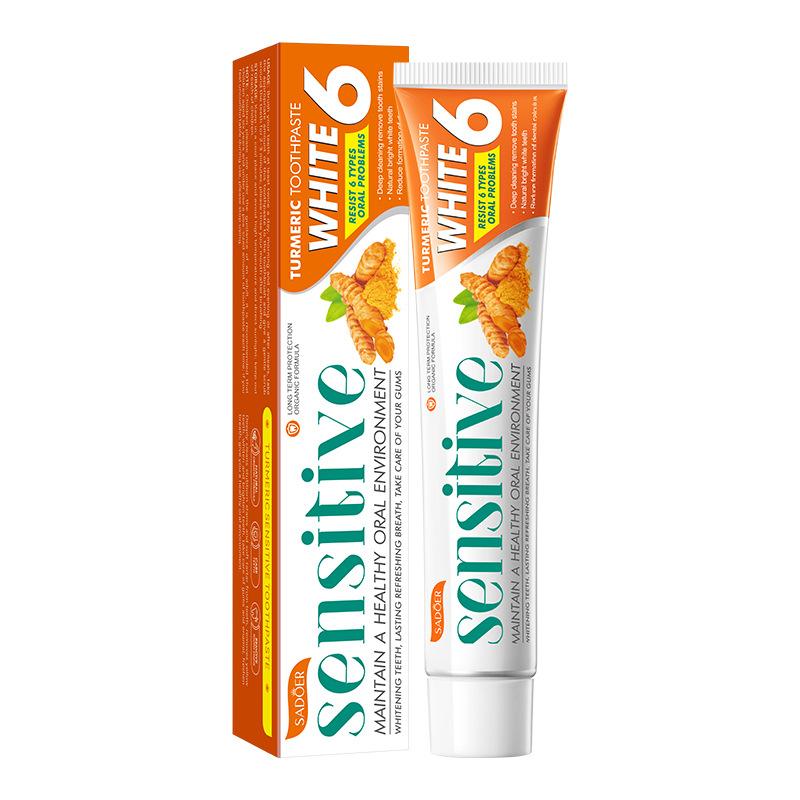 Plant Fruit Probiotic Toothpaste SADOER Oral Whitening Teeth Gum Protection Toothpaste