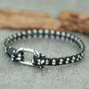 Noter New Fashion Men Rope Bracelet Handmade Weaven 3mm String Bohemian Braslet Homme Versatile Party Accessories Erkek Bileklik