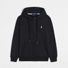 Embroidered Pony Logo Hoodie/Zip-Off Cardigan/Men's Sweatshirt Jacket