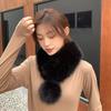 Plush Neck Warmer Snood Thickened Winter Neck Wrap Fashion Fur Collar Trim  Autumn Winter