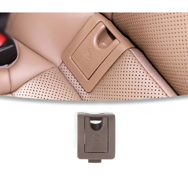 Fit For Lexus ES200 ES350 ES300H ES260 Dark Brown Car ISOFIX Child Seat Belt Buckle Hook Cover Rear Seat Safety Accessory