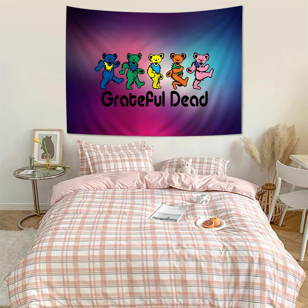 GGrateful DDead Colorful Tapestry Wall Hanging Hanging Tarot Hippie Wall Rugs Dorm Art Home Decor
