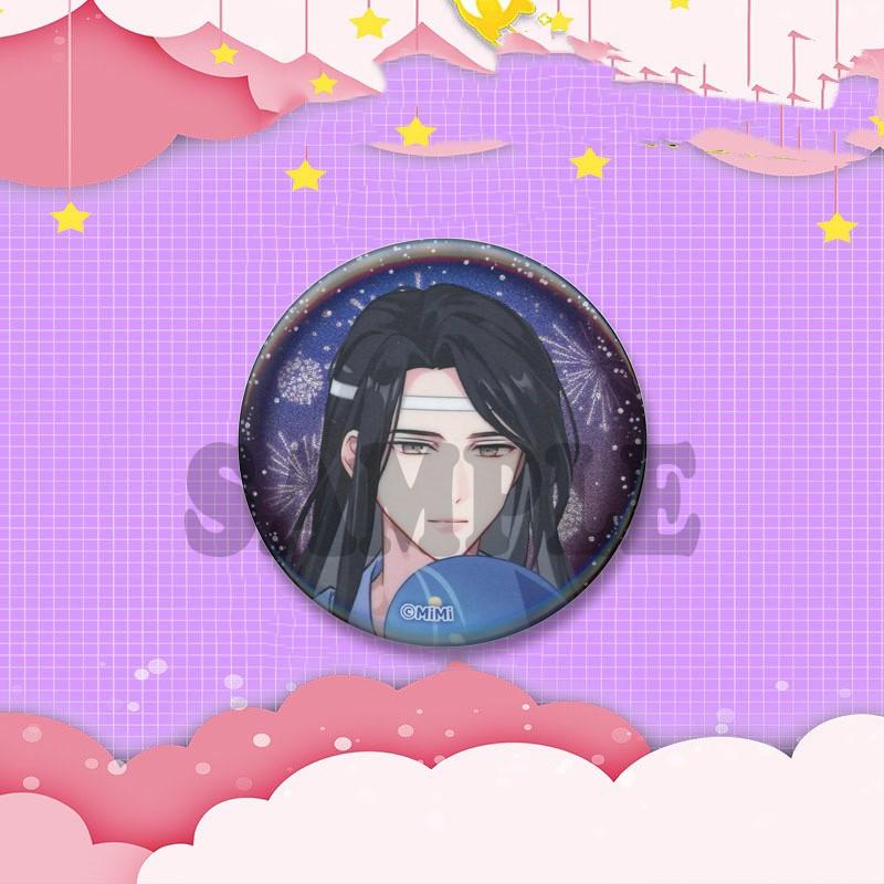 BL Anime Peripheral Coin Brooch Mo Dao Zu Shi Lan Wangji Wei Wuxian Enamel Pins Backpack Clothing Jewelry Badge Accessories Gift