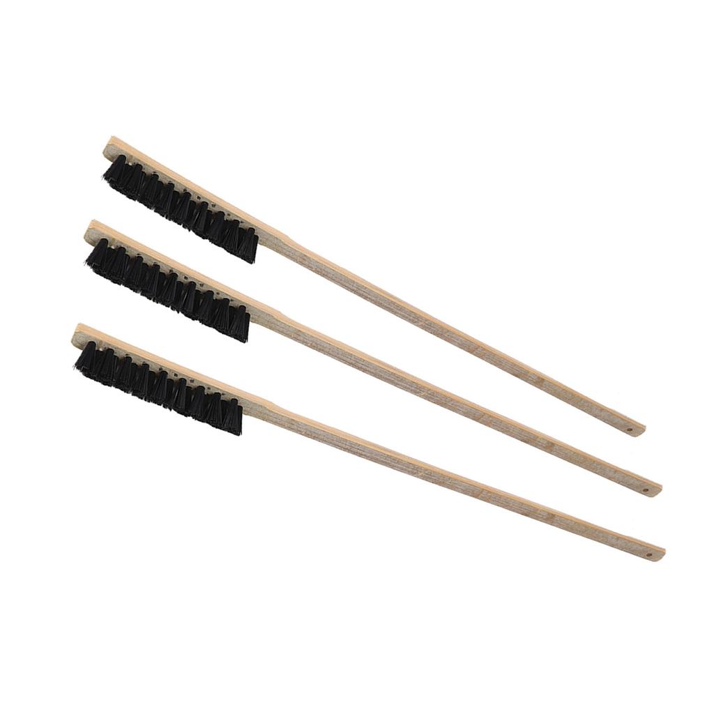 3PCS Wooden Durable Long Handle Bird Cage Cleaning Brush for Parrots Necessary Supplies
