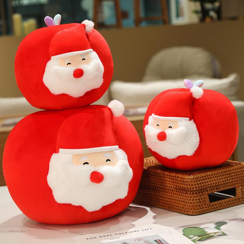 Santa Plush Doll Claus Decorative Cushion Christmas Kid Gifts Home Decor