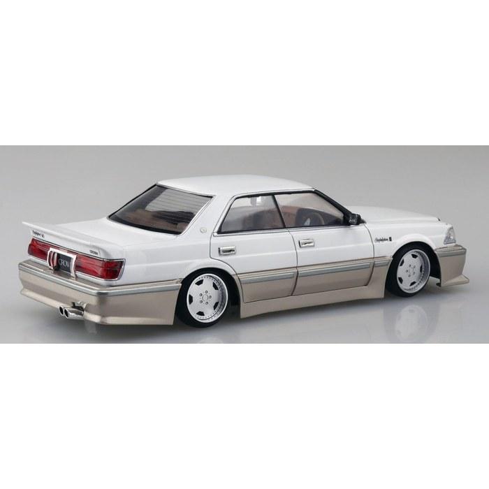 Aoshima 1/24 The Tuned Car Series No. 86 Toyota Insurance UZS131 Crown 1989 Plastic Model Kit