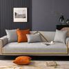 Dutch Velvet Sofa Mat Cover Leaves Jacquard Sofa Towel Covers Anti-Slip Corner Couch Cover for Living Room L-shaped Sofa Cushion