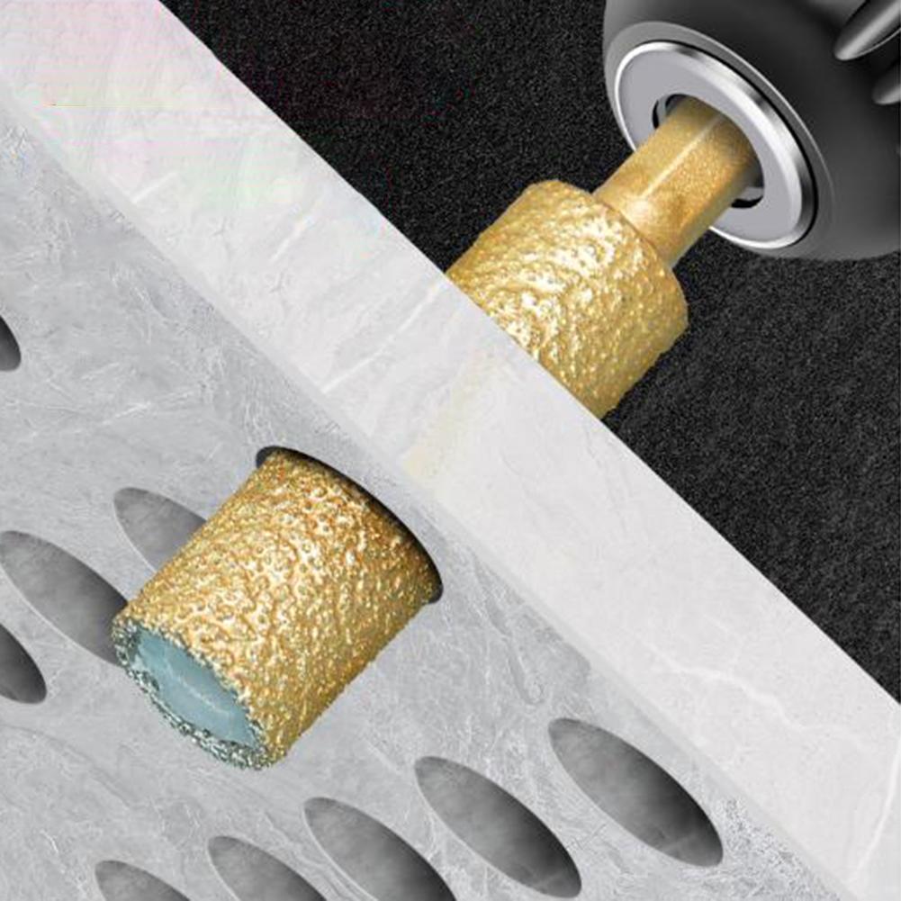 6pcs 6-12mm Hexagonal Shank Core Drill Bit Brazed Diamond Drill Bit For Tile Marble Granite Concrete Dry Drilling Hole Opener