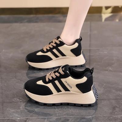 Zapatos de Mujer con Suela Gruesa 2025 Nueva Tendencia Versátiles Casuales Vulcanizados Zapatillas de Tenis de Calidad para Mujer Chaussure Femme