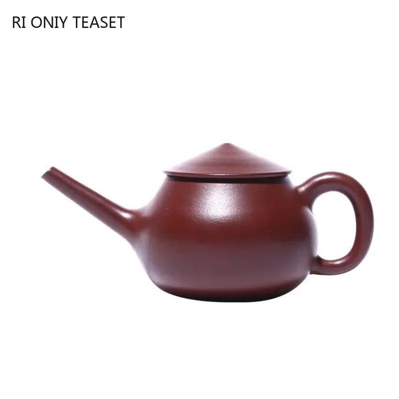 140ml Chinese Yixing Purple Clay Teapots Creative Handmade Tea Pot Beauty Tea Infuser Kettle Household Zisha Tea Set Teaware