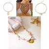 Beach Theme Necklace With Butterfly Bow Flower Starfish Umbrella For Women Summer Accessories