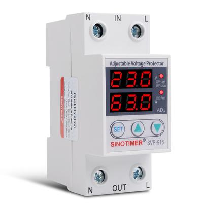 Multifunctional Adjustable Voltage Limit Current Protector Self-resetting Switch Dual Display