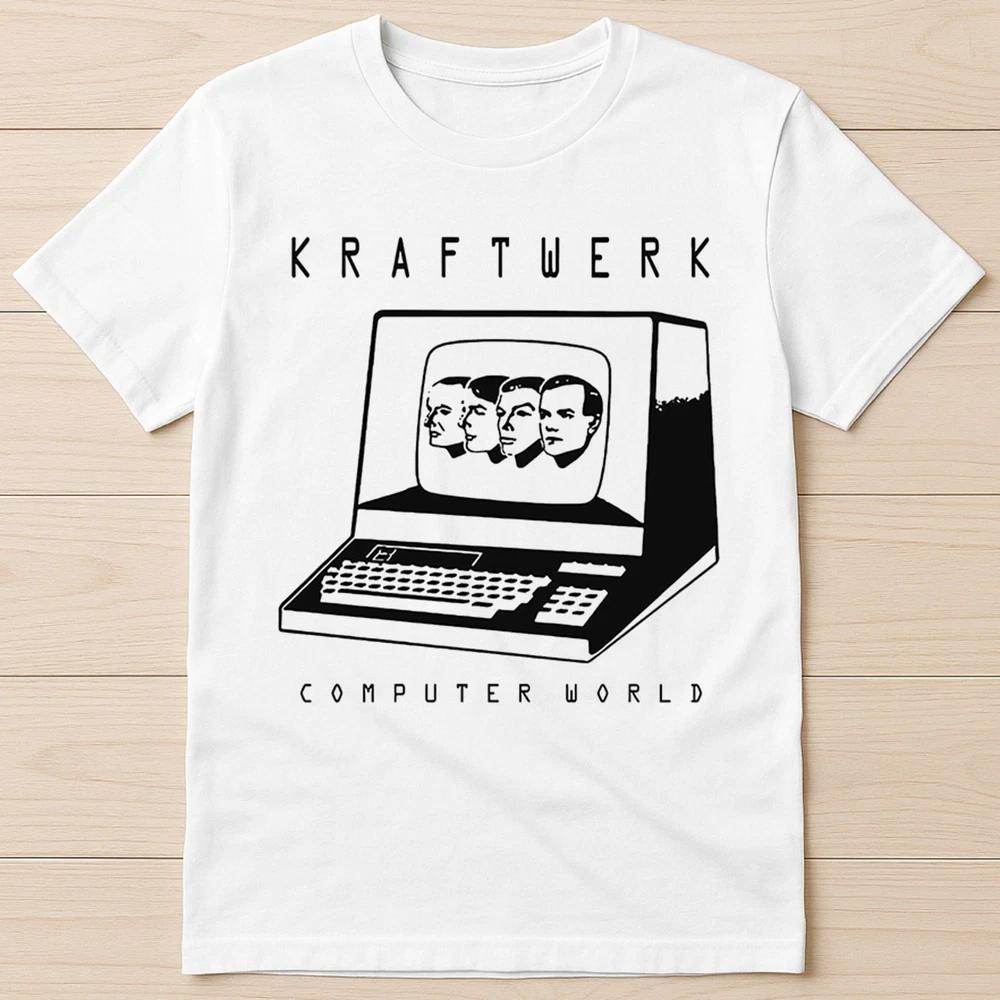 Kraftwerk Promo Release Computer World Vinyl Label Music Gift Tee T Shirt G2889 S