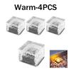 Solar Ice Cube Light, Square Glass Block Landscape Lamp, Waterproof Outdoor Pathway Garden Yard Decor Light