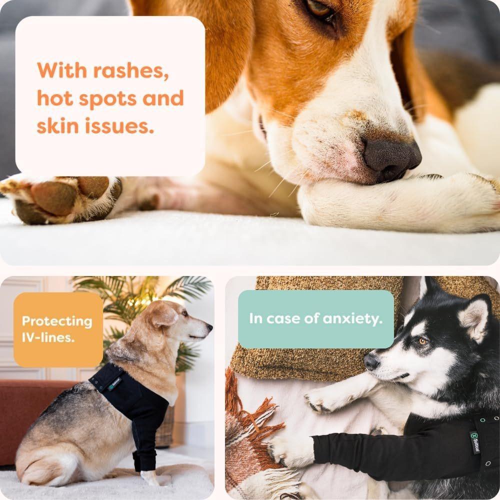 Pet Protective Gear Anti-add Sleeves Front Leg Knee Pads Front Leg Injury Anti-add Anti-infection Leg Protective Cover