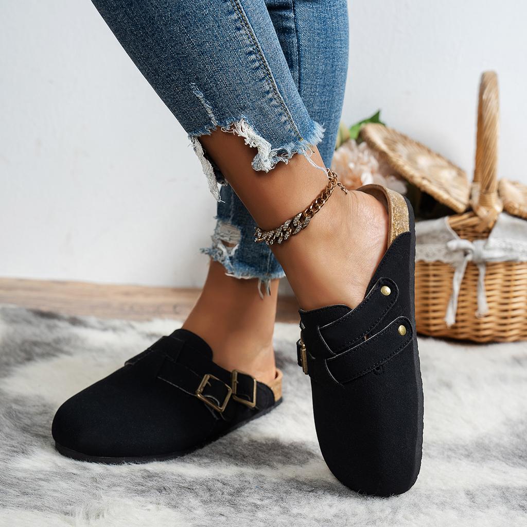 Fashion Women Slippers Vintage Solid Cork Clogs Sandals Classic Beach Shoes Women Summer Fashion Unisex Slippers Platform Slides Women