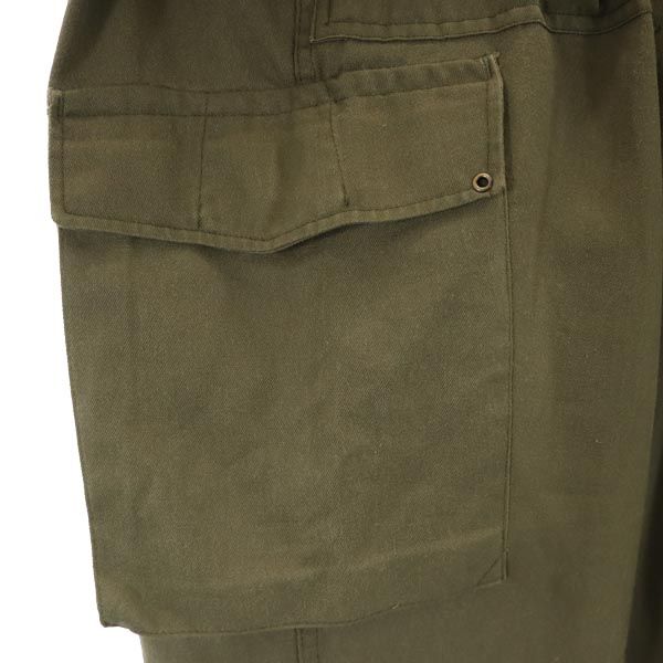 Austrian Army 80s Military Cargo Pants Khaki Button Fly Men's Used
