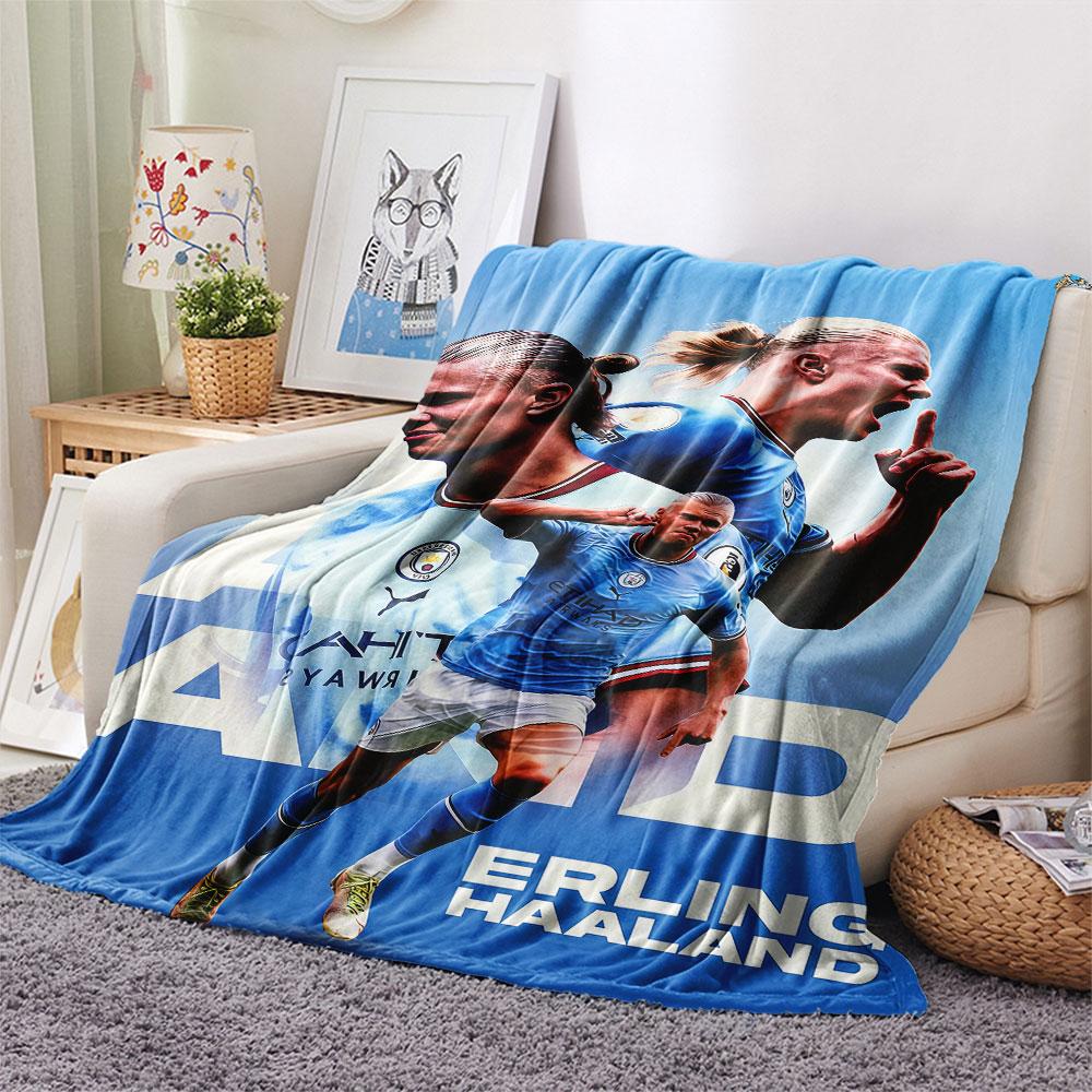 Erling Haaland Vibes Blanket, High quality Comfortable for All Seasons, Home Decor, Warmth and Comfort